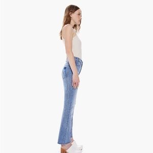 MOTHER hustler ankle fray denim jean, 30